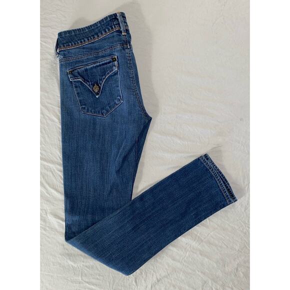Hudson Collin Skinny Lightweight Flap Pocket Stretch Denim Jeans. Women's 27. - Picture 1 of 10
